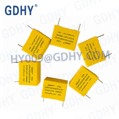 0.22uf 1200VDC DC Link Coupling Film Capacitor Filter